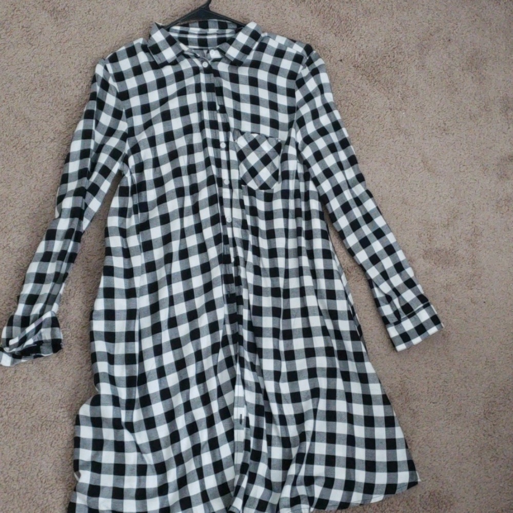 Buffalo print shirt dress xstp
